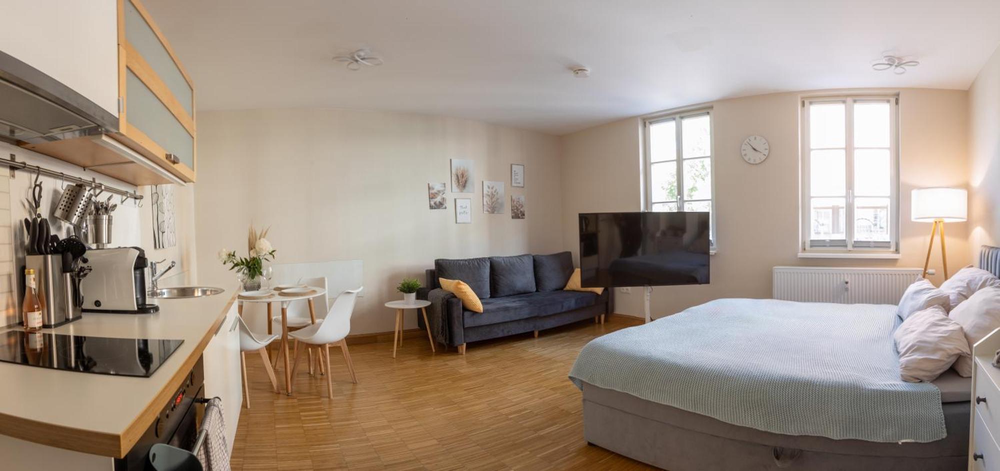 Ein Gemuetliches Studio Mit Netflix Im Zentrum Bahnhofsnaehe Кобург Экстерьер фото